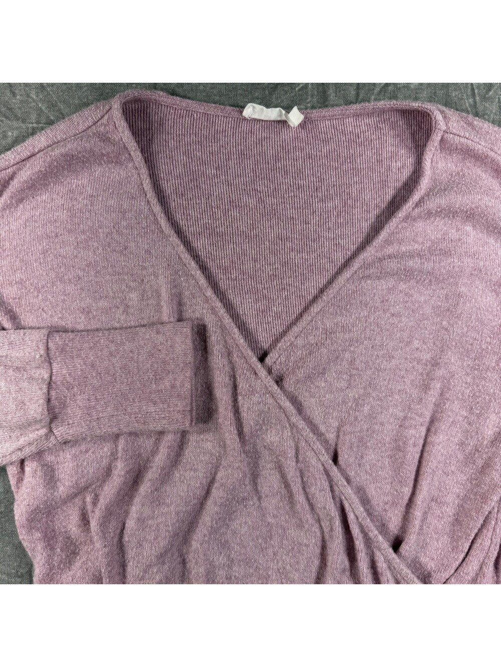 Lush Top Women's S Pink Long Sleeve Nordstrom Wrap